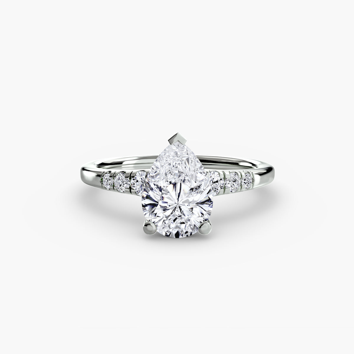 Solitaire with Shoulder Accents Setting
