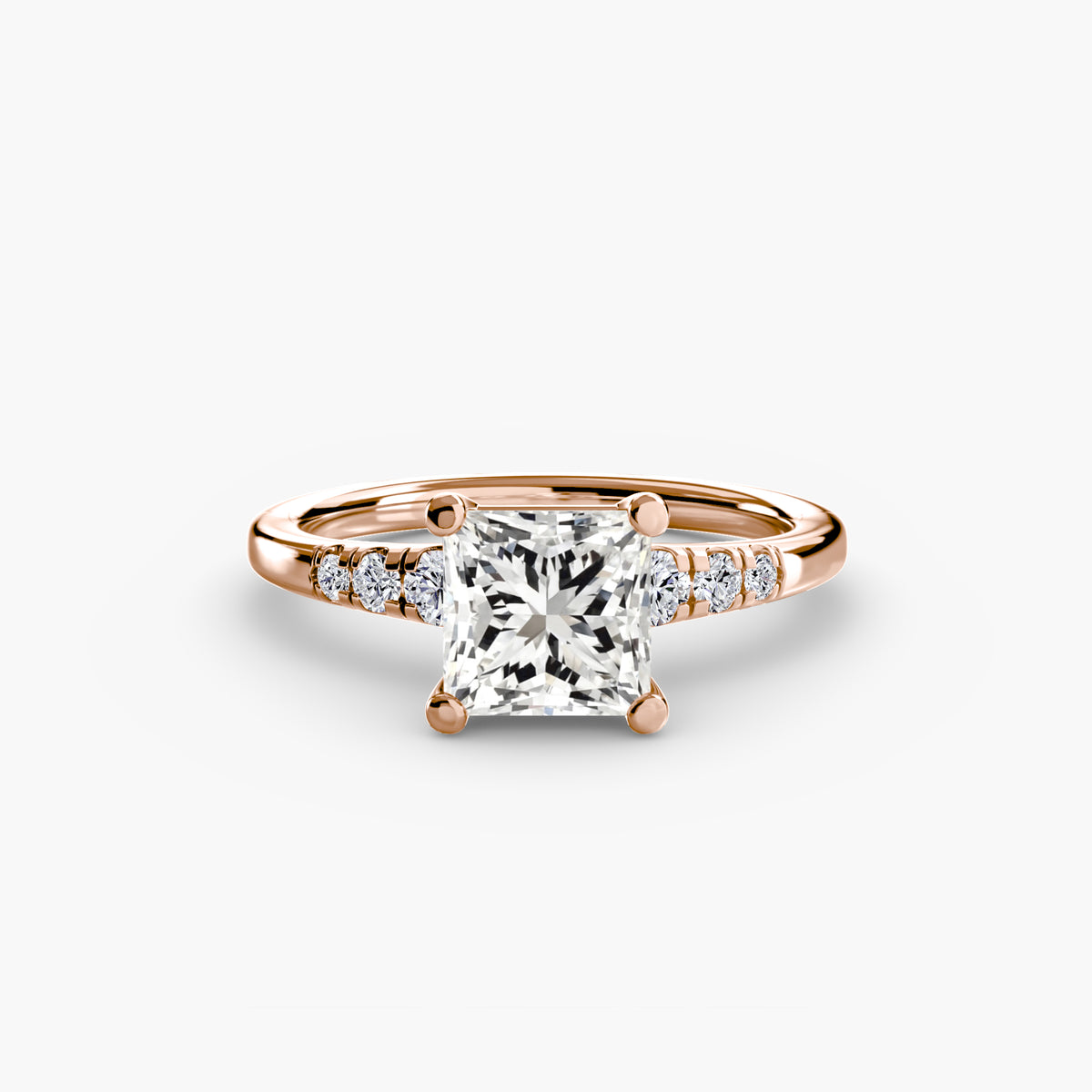 Solitaire with Shoulder Accents Setting