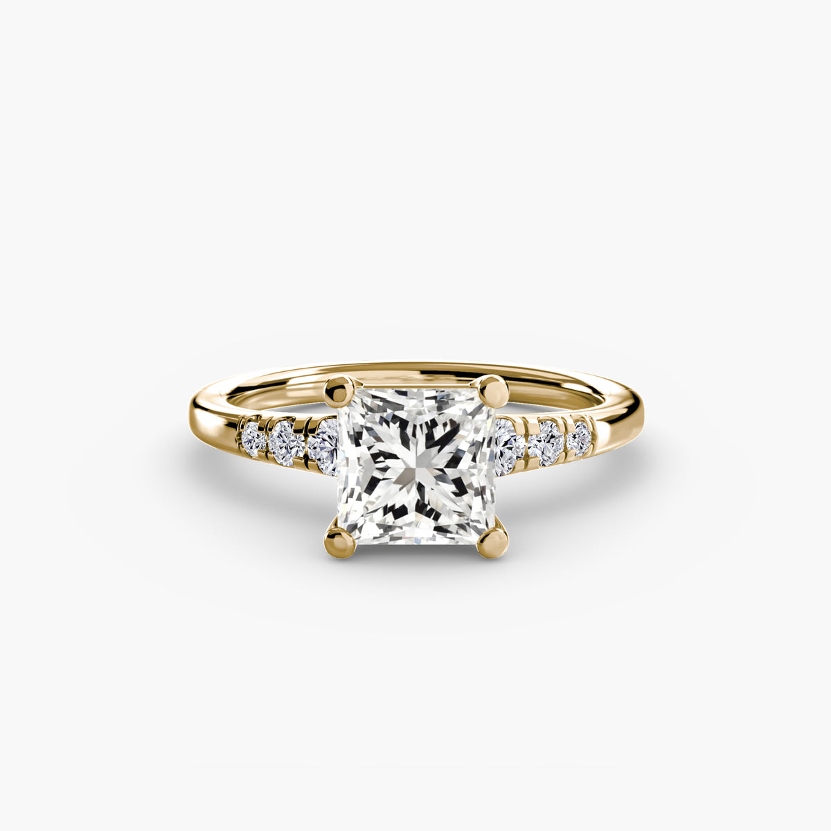 Solitaire with Shoulder Accents Setting