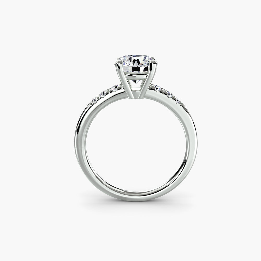 Solitaire with Shoulder Accents Setting, setting