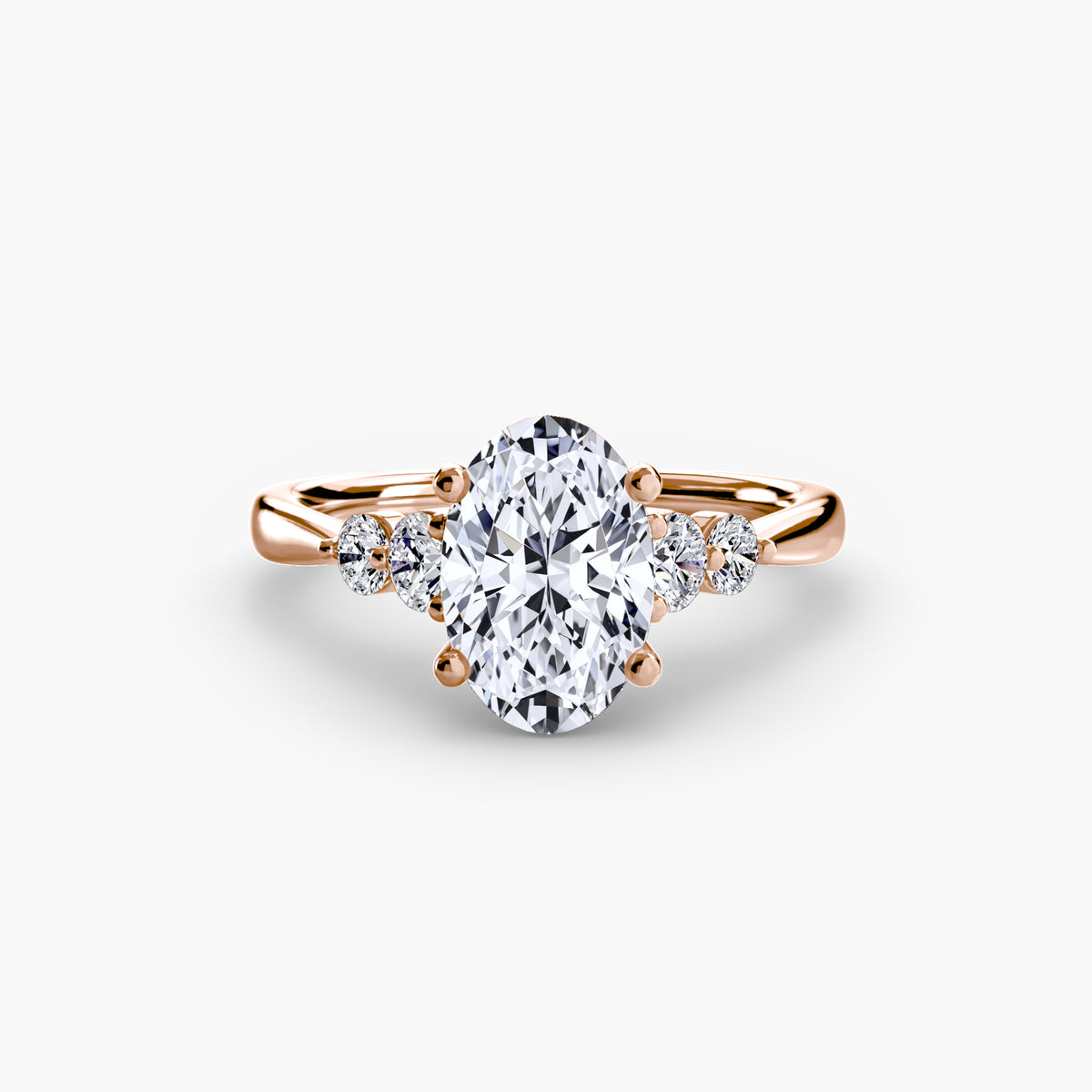 The Sylvie Solitaire with Shoulder Accents Setting