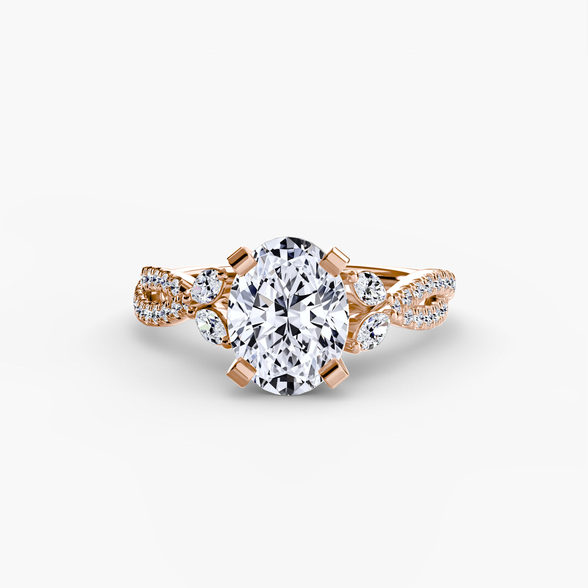 The Twist Pavé Ring Setting