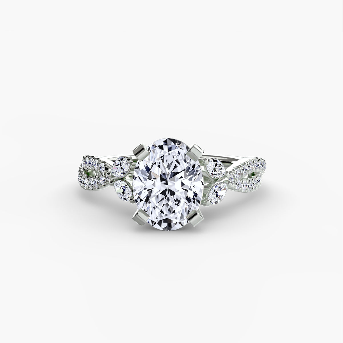 The Twist Pavé Ring Setting
