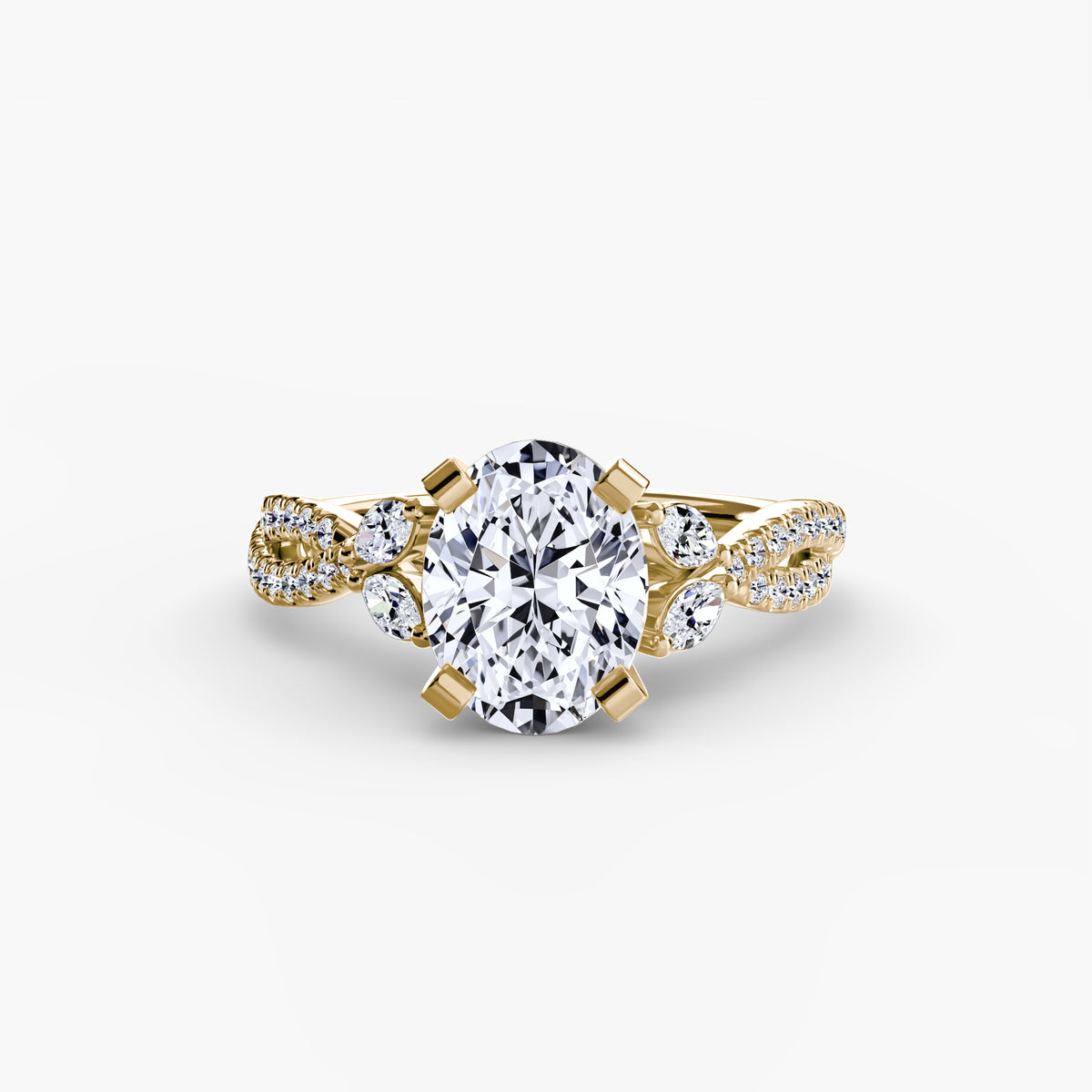 The Twist Pavé Ring Setting