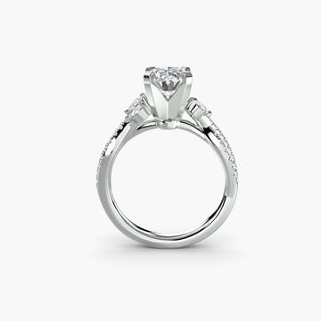 The Twist Pavé Ring Setting