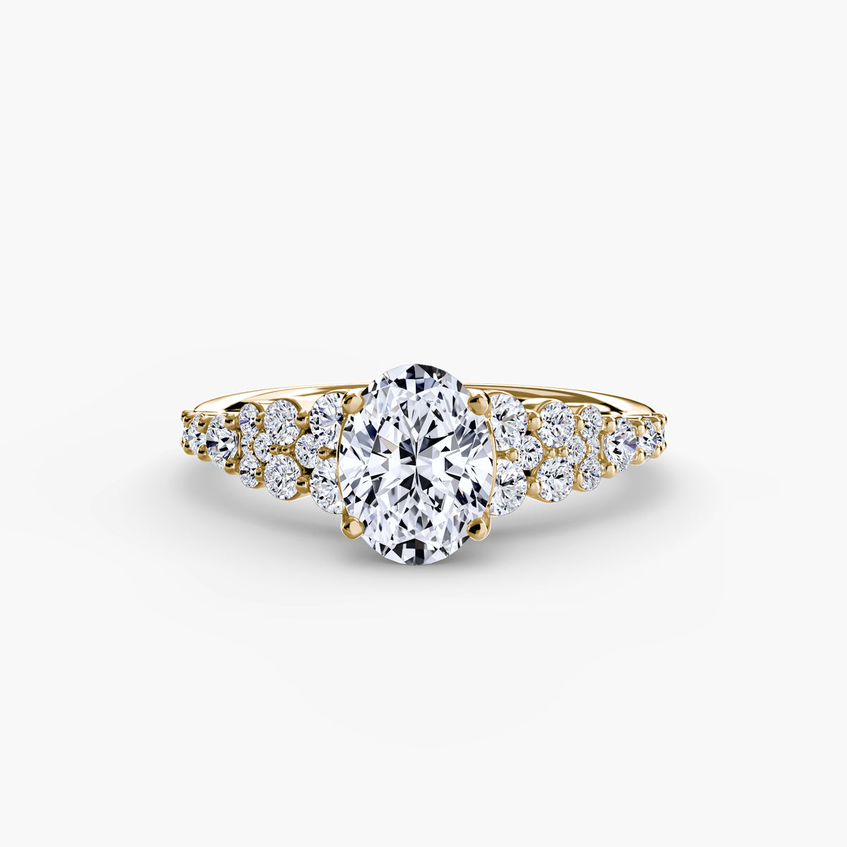 The Celestial Cluster Ring Setting