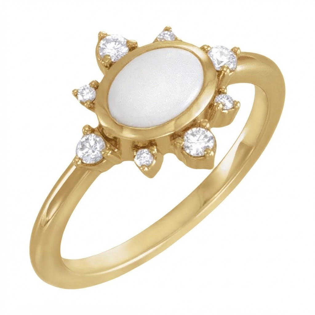 White Opal on a clean white backdrop, catalog-normalized lighting and framing